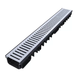 Kanał odwodnieniowy z kratką ze stali ocynkowanej 130/50 - 1mb